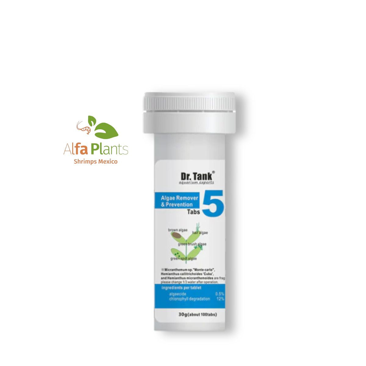 Dr. Tank #5 Algae Remover y Prevention
