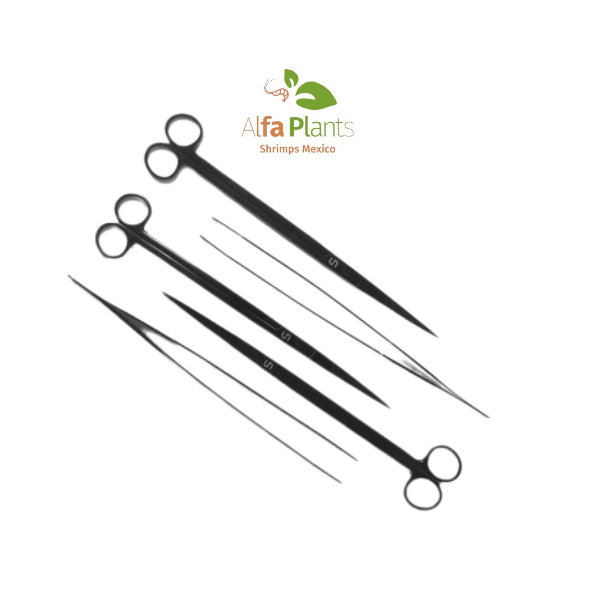 Tijeras doble curva negras UNS