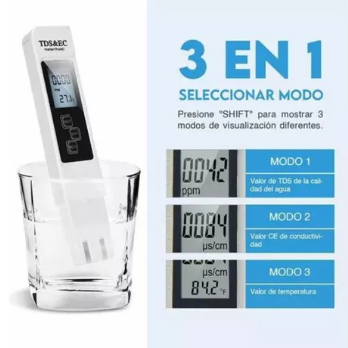 Kit de Plumas para Medir TDS y pH