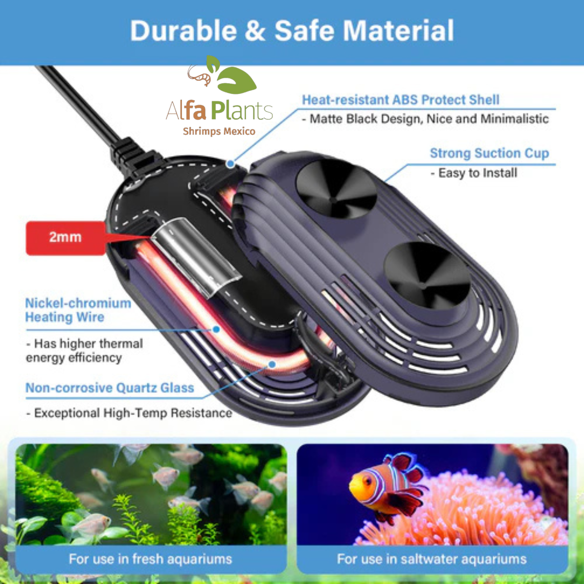 Termostato para acuario Hygger HG097