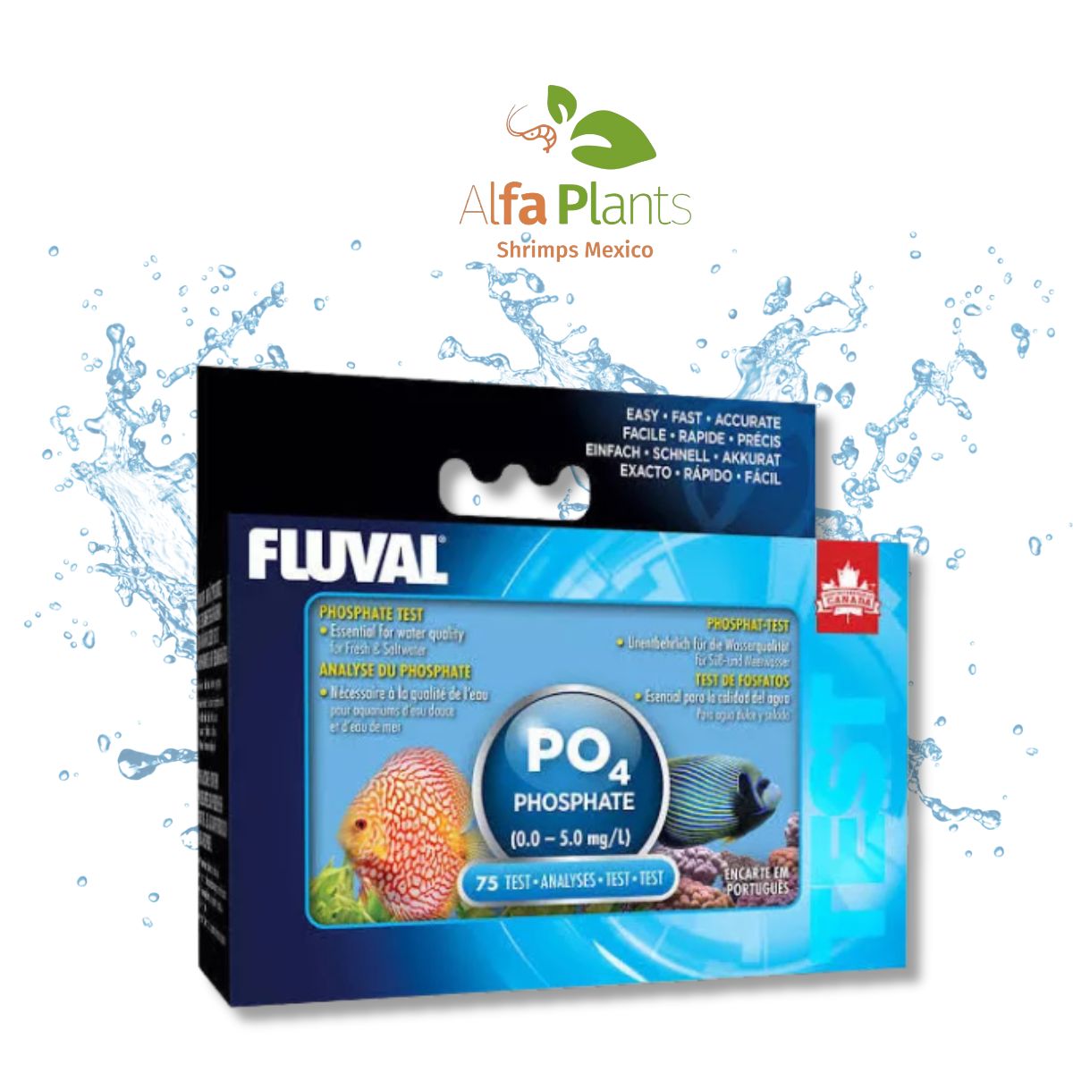 Test Fosfatos PO⁴ Fluval