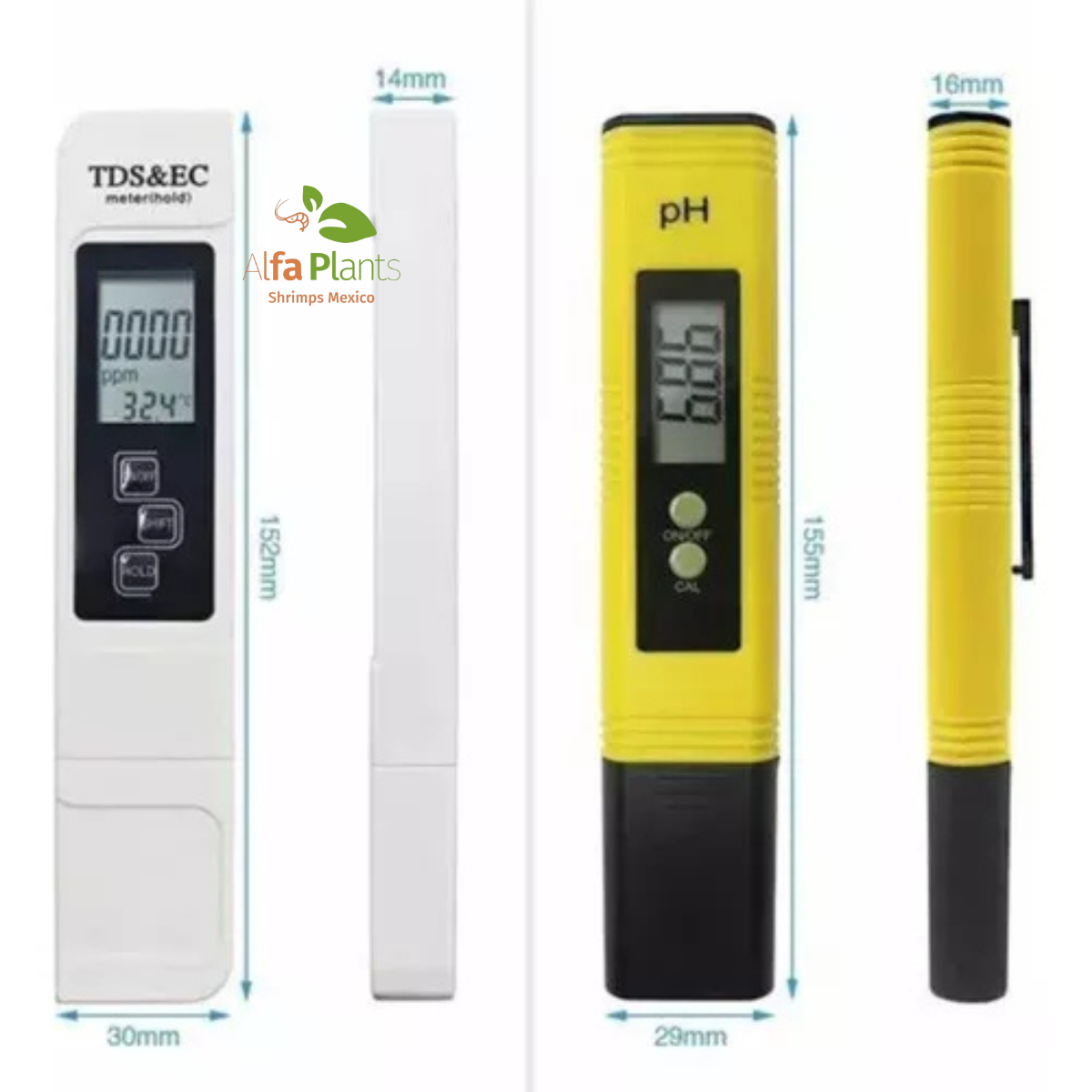 Kit de Plumas para Medir TDS y pH