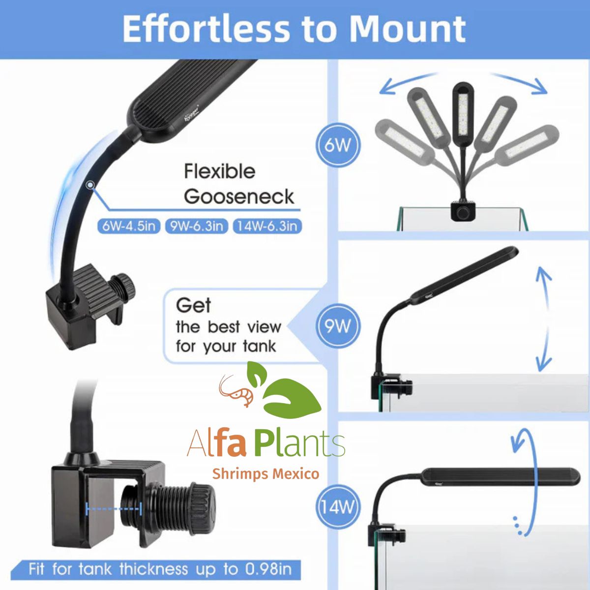 Lámpara Led Hygger HG033 Nano Clip