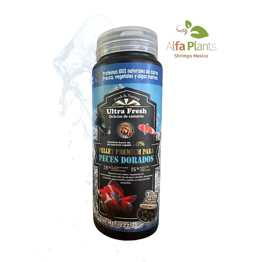 Pellet premium para peces dorados