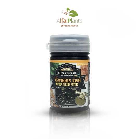 Delicias de camarón ¨Micron¨ para peces recién nacidos (Alevines)