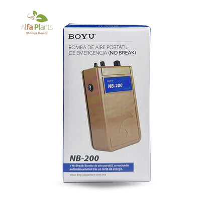Bomba de aire Boyu con sistema no break