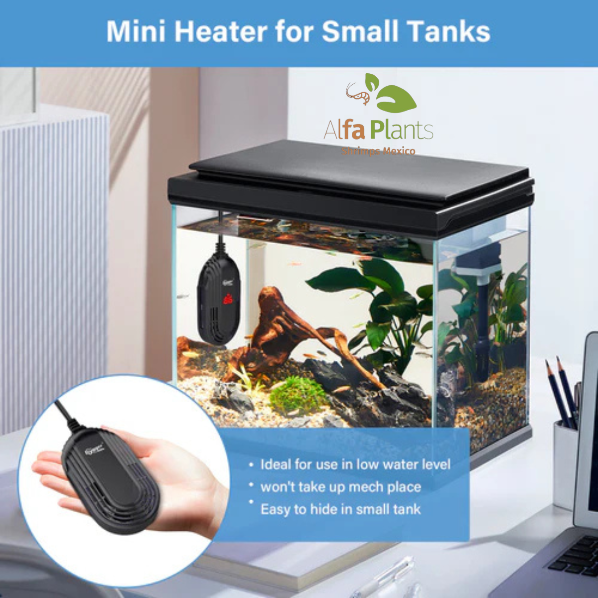 Termostato para acuario Hygger HG097