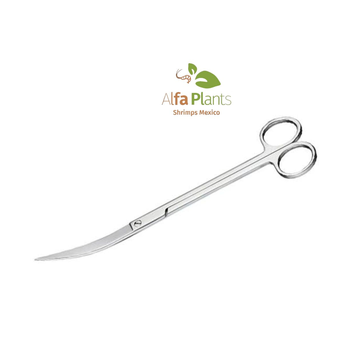 Tijeras Curvas Para Acuario – Poda Precisa De Plantas Acuáticas | Acero Inoxidable Antióxido 25 Cm | Herramienta Profesional Para Acuaristas