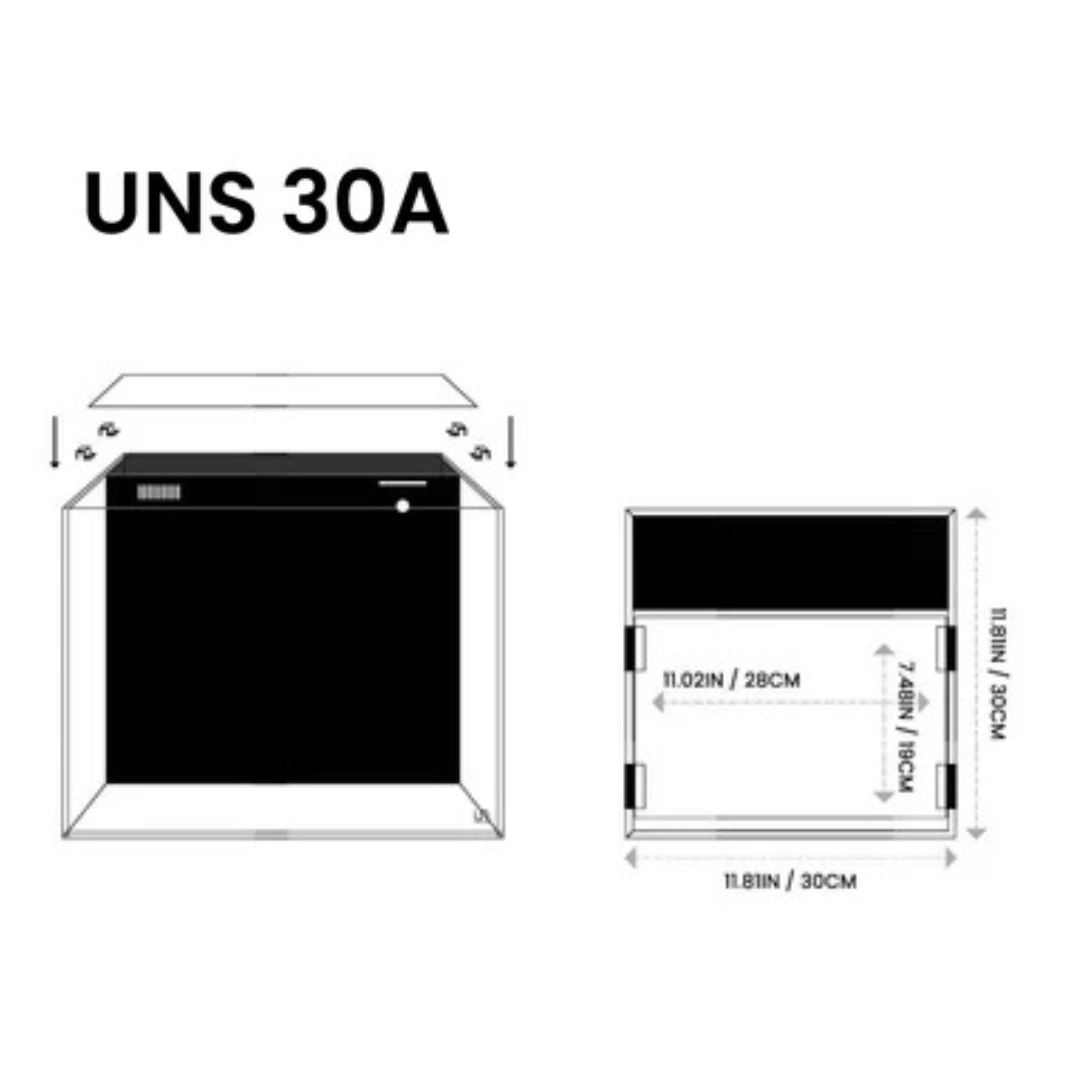 Tapa de vidrio para pecera Doble AIO Ultum Nature Systems
