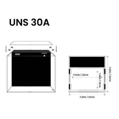 Tapa de vidrio para pecera Doble AIO Ultum Nature Systems