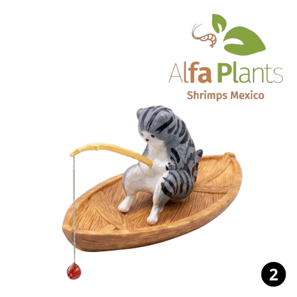 Gato pescando