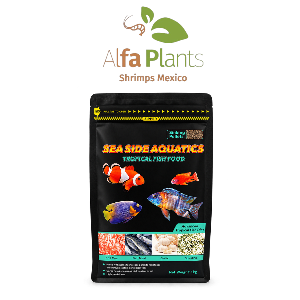 Sea Side Aquatics Tropical Fish Food